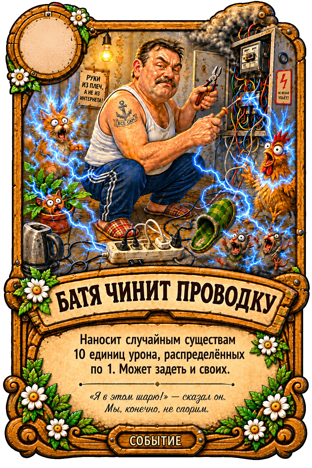 Карта «Батя с проводкой»