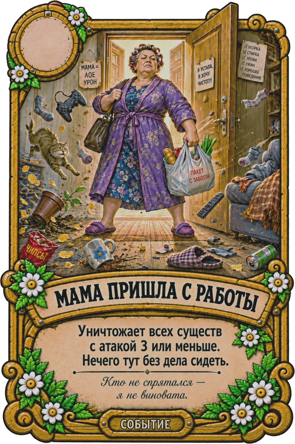 Карта «Мама пришла с работы»
