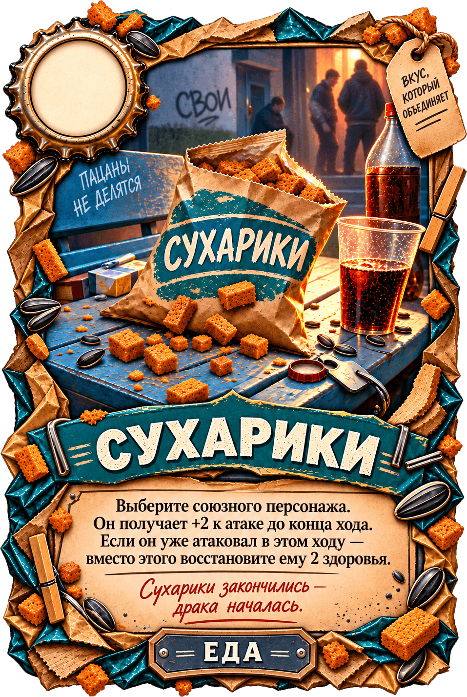 Карта «Сухарики»